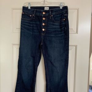 J Crew 9” Billie boot crop Jeans Size 29